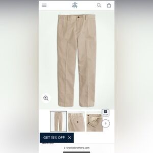 Brooks Brothers Boys’ Size 18 Chino Pants NWOT